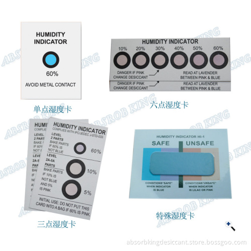 10%-60% Eco-Friendly Cobalt Free Humidity Indicator Card, Paper, Sheet, Label, Sticker (HIC)